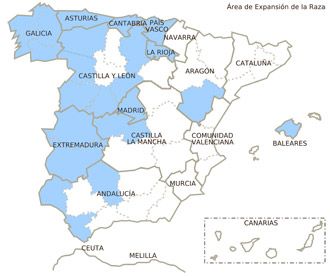 distribuición geografica asturiana de los valles raza bovino feagas
