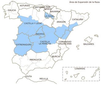 distribucion geografica avileña negra iberica