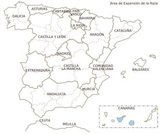 canaria bovino distribucion geografica feagas
