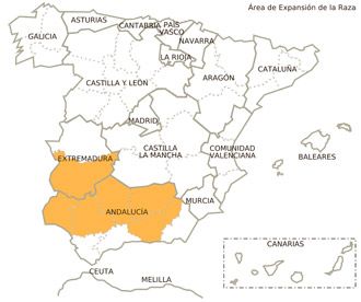 blanca andaluza caprino distribucion geografica feagas